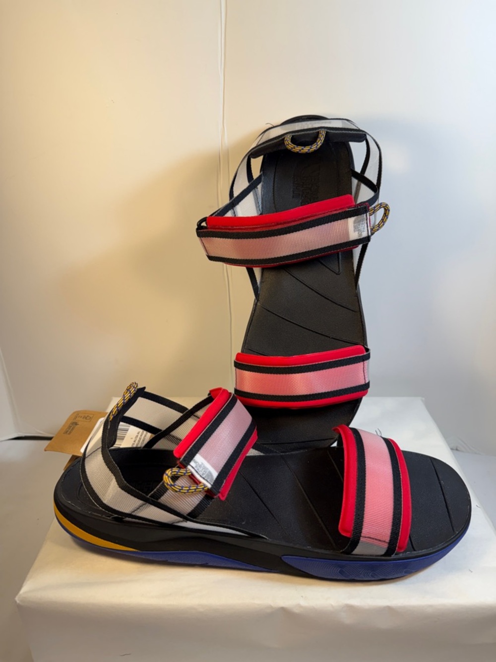 The North Face Women’s Multi-Color Strap Sandals - Pink/Red Accents
